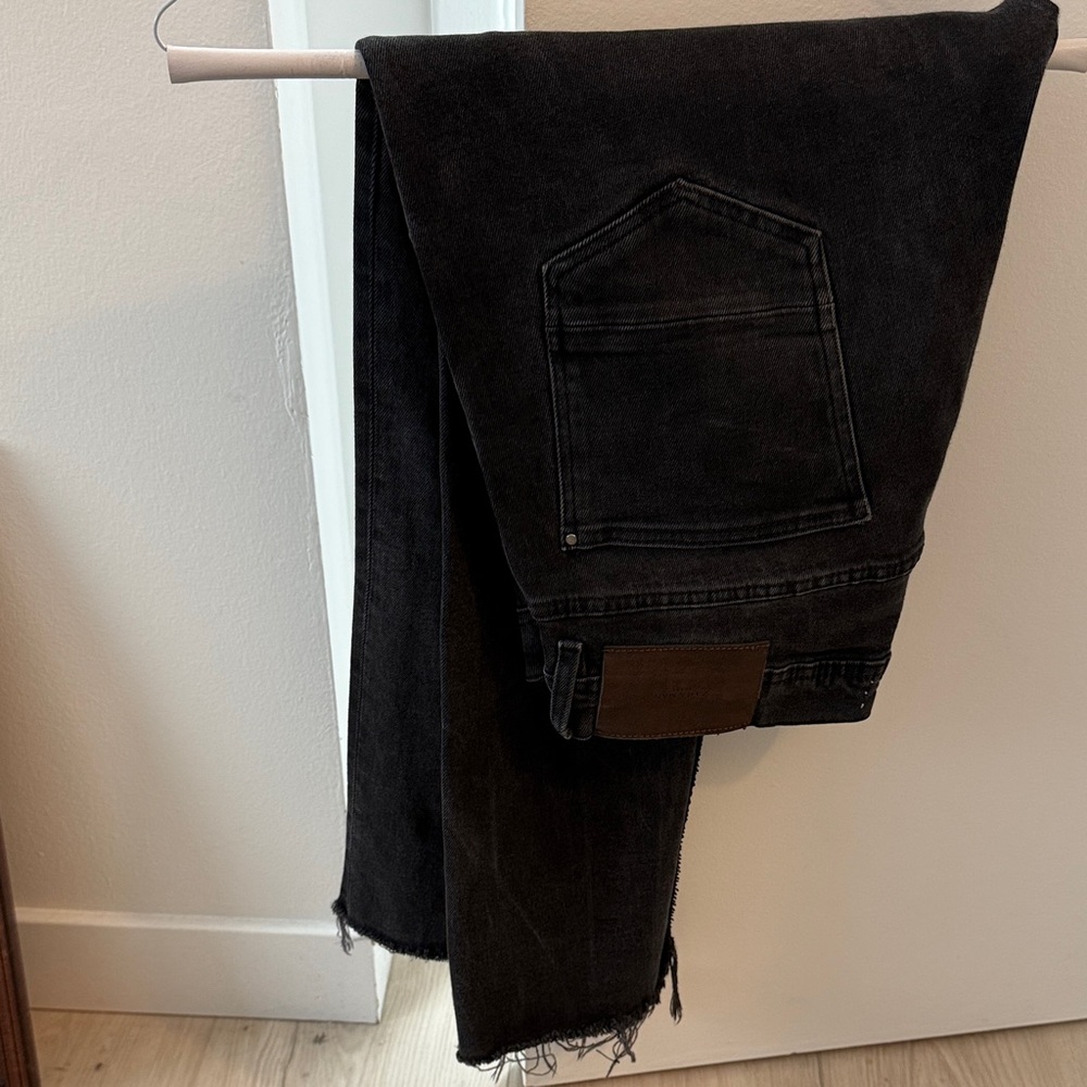Zara Charcoal Distressed Men's Jeans